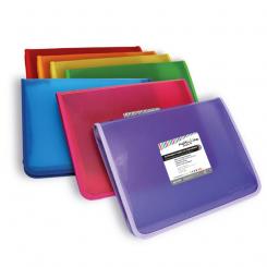 Grafoplas Archivador fuelle con cremallera PP Multiline violeta