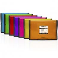 Grafoplas Archivador Fuelle Gomas PP 13 Separadores amarillo con ribete