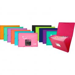 Grafoplas Archivador Fuelle Gomas PP 13 Separadores Like2 Fucsia