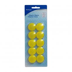 WESTCOTT Blister 10 Imanes 30mm amarillo