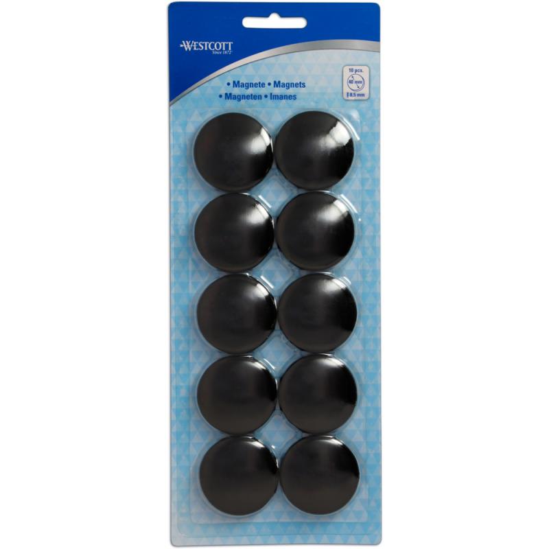 grafoplas-blister-10-imanes-40mm-negro-westcott