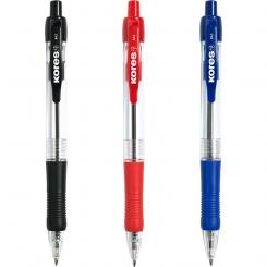KORES Boligrafo 0,7mm BA2 Tinta Aceite azul