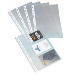 Grafoplas Bolsa 10 Fundas Portatarjetas PP 11 Taladros 3 Departamentos