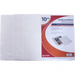 Grafoplas Bolsa 10 Fundas PP 8 Fotog. Blanco 4Tal