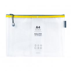 GRAFOPLÁS Bolsa Zipper Bag A4 Eva Amarillo