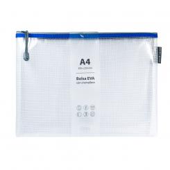 GRAFOPLÁS Bolsa Zipper Bag A4 Eva Azul