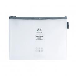 GRAFOPLÁS Bolsa Zipper Bag A4 Eva Mate Blanco
