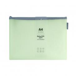 GRAFOPLÁS Bolsa Zipper Bag A4 Eva Mate Mint Soft