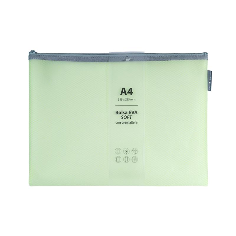 grafoplas-bolsa-zipper-bag-a4-eva-mate-mint-soft