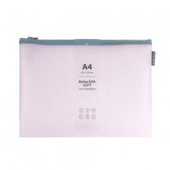 GRAFOPLÁS Bolsa Zipper Bag A4 Eva Mate Rosa Soft