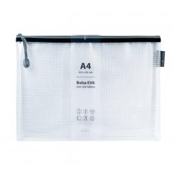 GRAFOPLÁS Bolsa Zipper Bag A4 Eva Negro