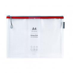 GRAFOPLÁS Bolsa Zipper Bag A4 Eva Rojo