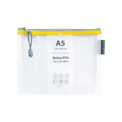 GRAFOPLÁS Bolsa Zipper Bag A5 Eva Amarillo