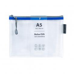 GRAFOPLÁS Bolsa Zipper Bag A5 Eva Azul