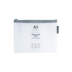 GRAFOPLÁS Bolsa Zipper Bag A5 Eva Mate Blanco