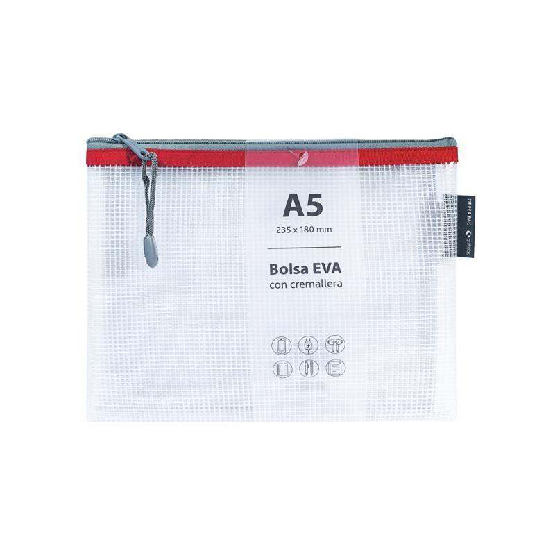 grafoplas-bolsa-zipper-bag-a5-eva-rojo