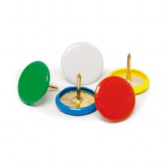 KORES Caja 100 Chinchetas Plastif.10,5mm Kores