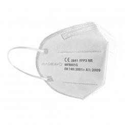 Grafoplas Caja 20 Mascarillas FFP3 blanco RADEX