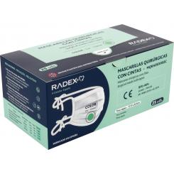 Grafoplas Caja 25 Masc.Quirur.Iir C/Cintas verde