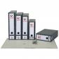 Grafoplas CAJA para ARCHIVADOR Ecoclassic Fº 86mm JASPEADO negro Folio