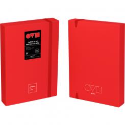Grafoplás Caja Proyecto 5Cm   UNEQUAL MINIMAL Rojo