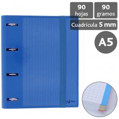 Grafoplas Carpebook Carpeta de Anillas 4025 A5 Multiline azul