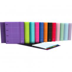 Grafoplas Carpebook Carpeta de Anillas 4D35 A4 C/Rec+Sep+Sob Uneq Morado