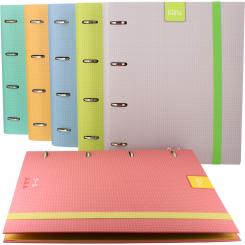 Grafoplas Carpebook Carpeta de Anillas 4D35 A4 Kuru gris