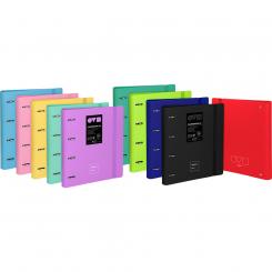 Grafoplás Carpebook Carpeta de Anillas 4D35 A4   UNEQUAL MINIMAL Surtido