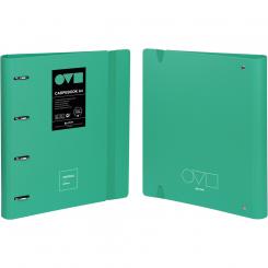 Grafoplás Carpebook Carpeta de Anillas 4D35 A4   UNEQUAL MINIMAL Turquesa