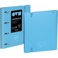 Grafoplás Carpebook Carpeta de Anillas 4O25 A5   UNEQUAL MINIMAL Azul Pastel