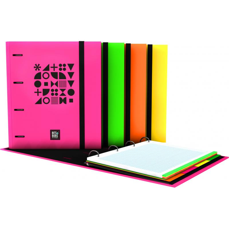 grafoplas-carpebook-forr4d35-a4-b&b23-fluor-colores-surtidos