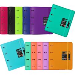 Grafoplas Carpebook Carpeta de Anillas PP A4 Like fucsia