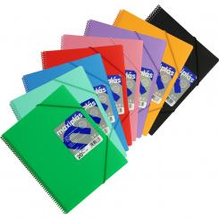 Grafoplás Carpeta 20 Fundas espiral Maxiplas Opaco Surt.