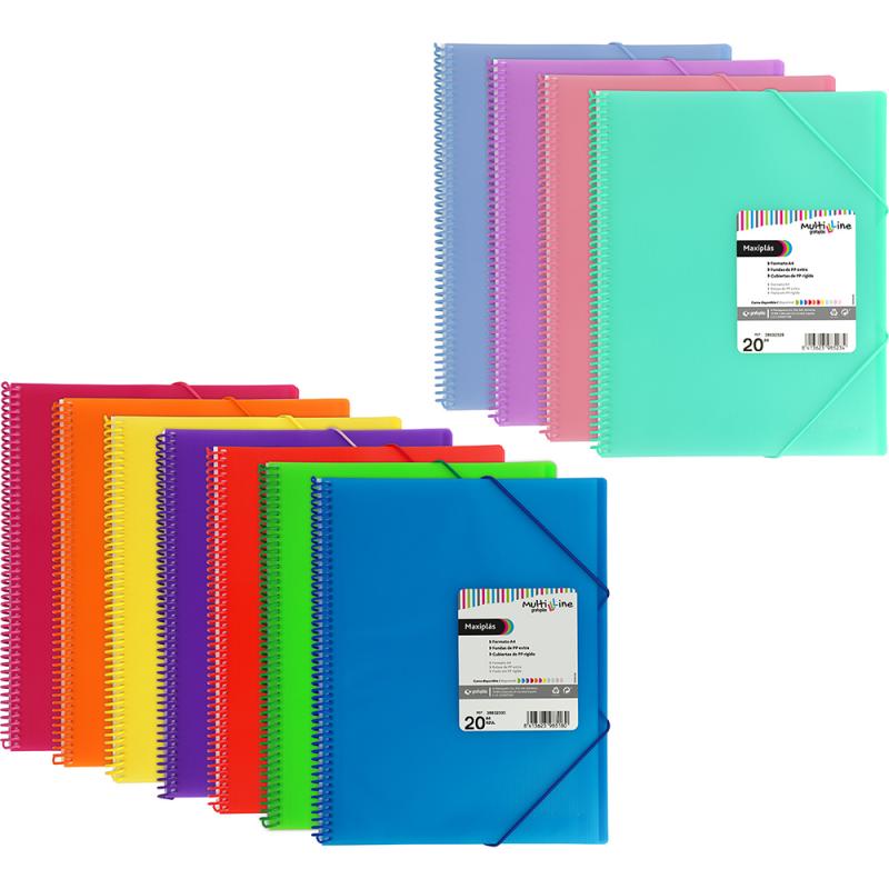 grafoplas-carpeta-20-fundas-maxiplas-multiline-rosa-claro