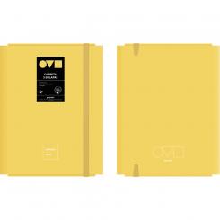 Grafoplás Carpeta 3 Solapas UNEQUAL MINIMAL Amarillo Soft