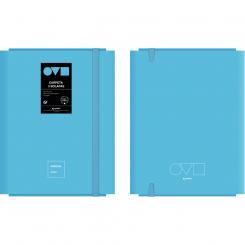 Grafoplás Carpeta 3 Solapas UNEQUAL MINIMAL Azul Pastel