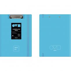 Grafoplás Carpeta con pinza superior A4   UNEQUAL Minimal Azul Pastel