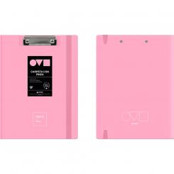 Grafoplás Carpeta con pinza superior A4   UNEQUAL Minimal Rosa