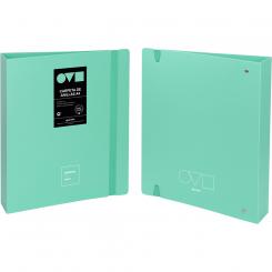 Grafoplás Carpeta de anillas 4D40 A4 UNEQUAL MINIMAL Mint