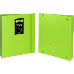 Grafoplás Carpeta de anillas 4D40 A4 UNEQUAL MINIMAL Verde claro