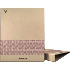 GRAFOPLÁS Carpeta de Anillas A4 For.4D25 Uninature Violeta