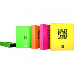 GRAFOPLÁS Carpeta de Anillas A4 For.4D40 B&B23 Fluor Colores Surtidos