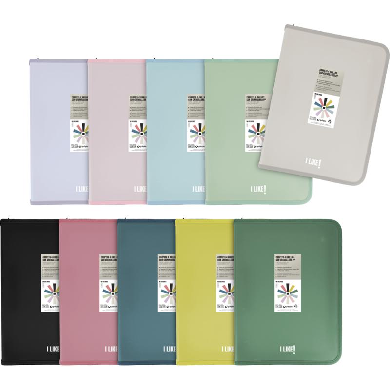 grafoplas-carpeta-de-anillas-con-cremallera-pp-4d25-a4-like3-surtido