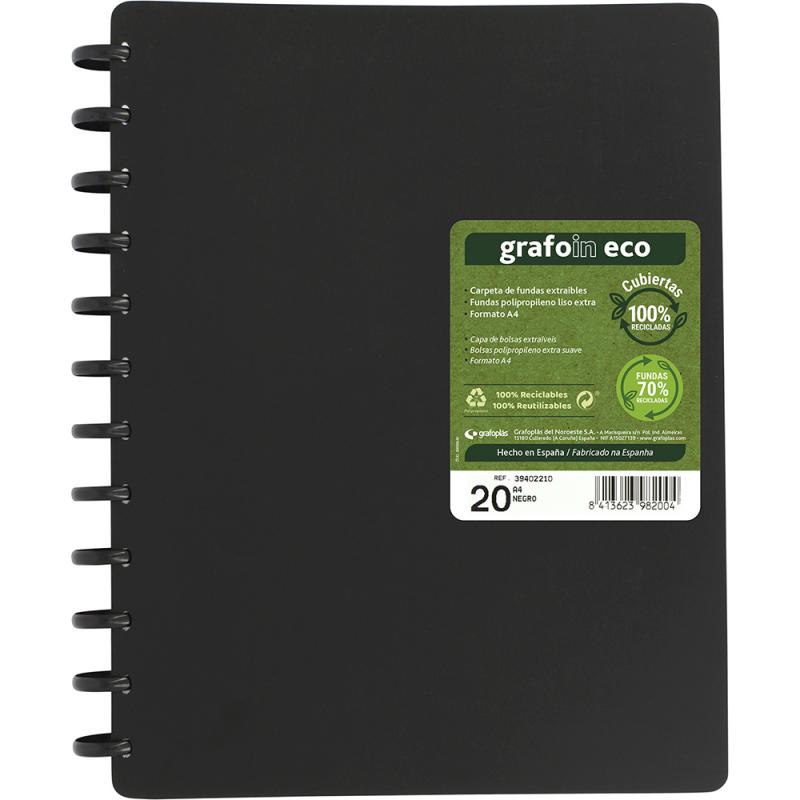 grafoplas-carpeta-de-fundas-con-discos-40-f-a4-pp-grafo-in-negro-recic