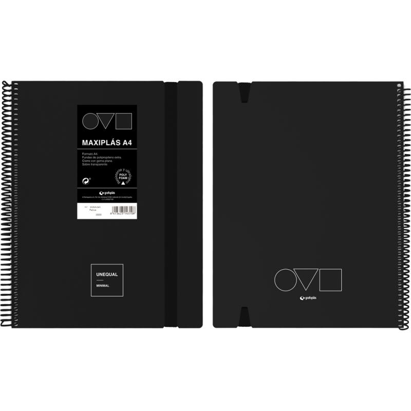 grafoplas-carpeta-de-fundas-maxiplas-20f-a4-unequal-minimal-negro