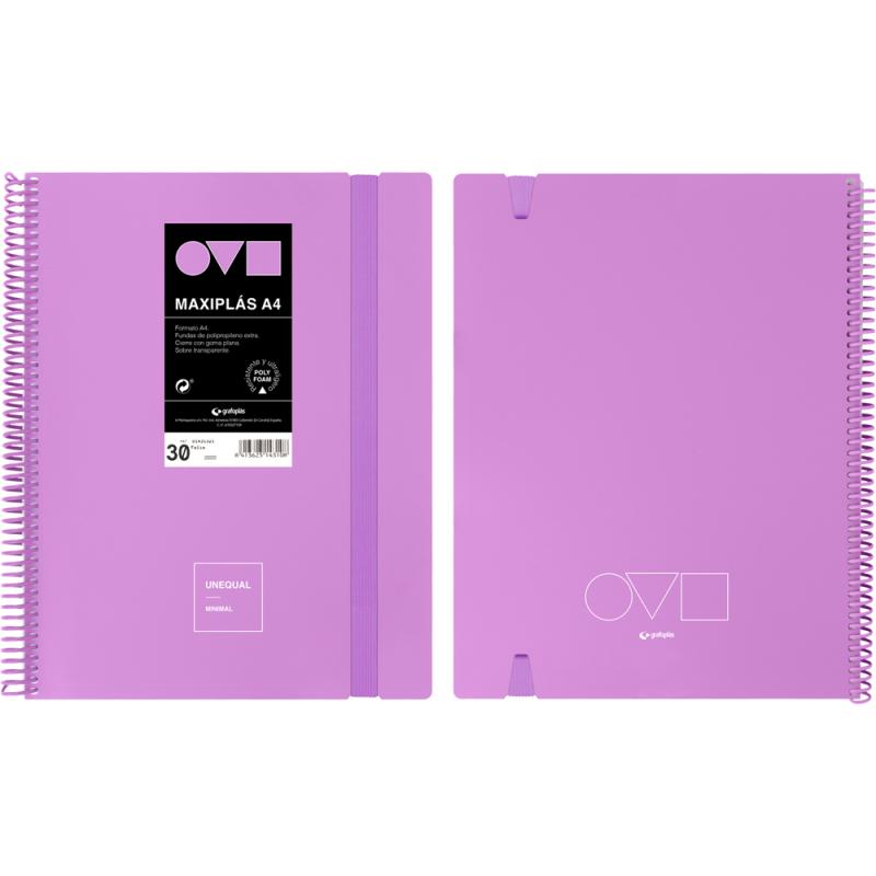 grafoplas-carpeta-de-fundas-maxiplas-30f-a4-unequal-minimal-lavanda