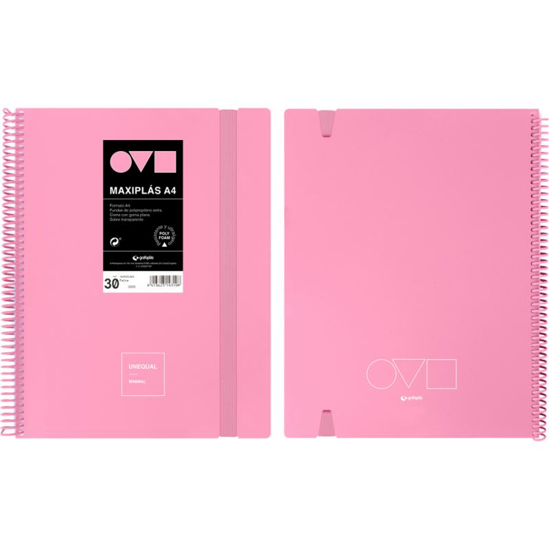 grafoplas-carpeta-de-fundas-maxiplas-30f-a4-unequal-minimal-rosa