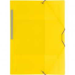Grafoplas Carpeta de gomas COLORGRAF 3 Solapas Gomas amarillo