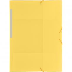 Grafoplás Carpeta de gomas COLORGRAF 3 Solapas Gomas Amarillo Soft